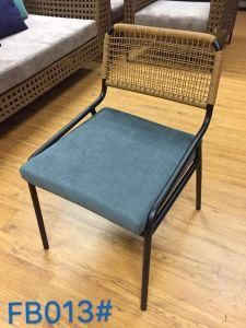 Steel and Rattan Garden Chair