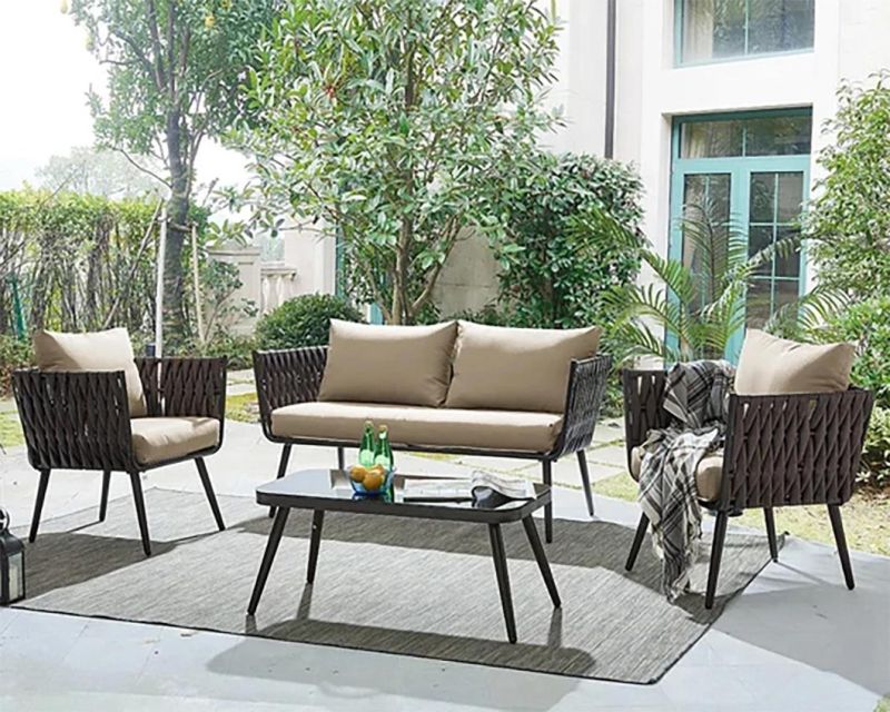 Modern Design Outdoor Garden Furniture Banquet Comfort Sofa Set Wholesale