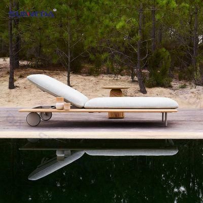 Hotel Patio Outdoor Garden Aluminum Leisure Chaise Lounge