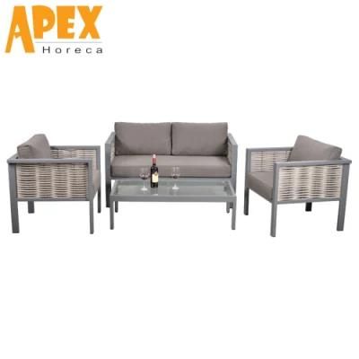 Modern Simple Style 4 Piece Outdoor Garden Sofa Set Wholesale
