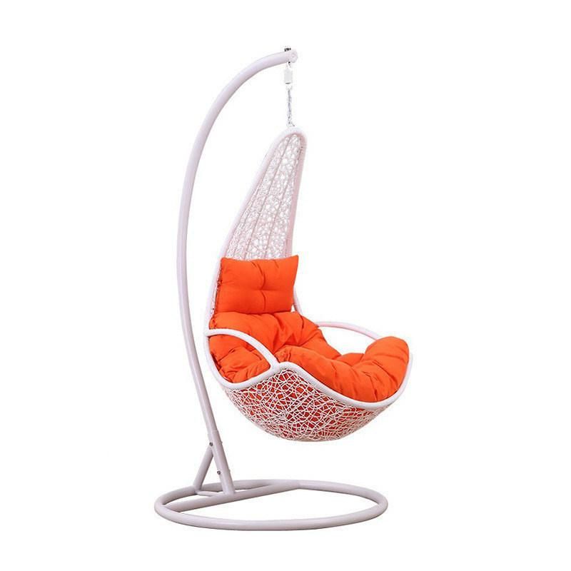 Wholesale Patio Metal Maple Rattan Garden Armrest Hanging Swing Chair