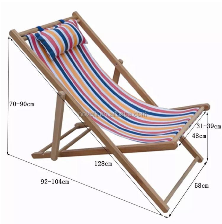 Camping Outdoor Furniture Wood Deck Folding Garden Beach Chairs Chair