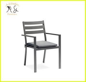 All Weather Light Weight Cafe Outdoor External Dining Chair with Arm