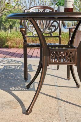 Cast Aluminum Outdoor Garden Cafe Table