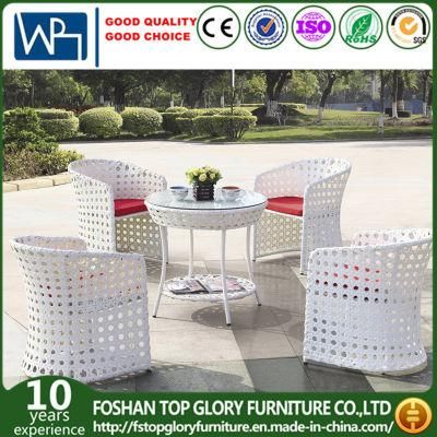 Rattan Garden Furniture Dining Table and 4 Chairs Dining Set Outdoor Patio (TG-1638)