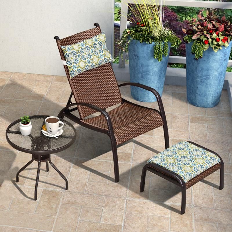 Outdoor and Indoor Patio Hotel Garden Rattan Lounge