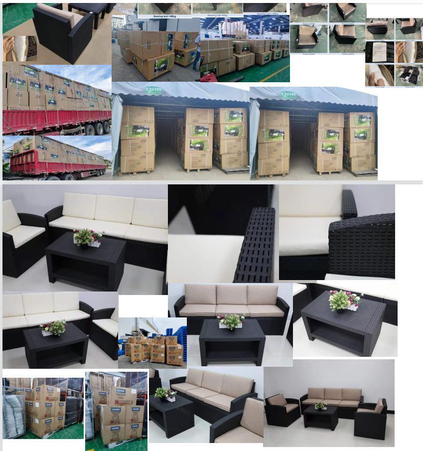 Plastic Sofa Sets in 4 Seater