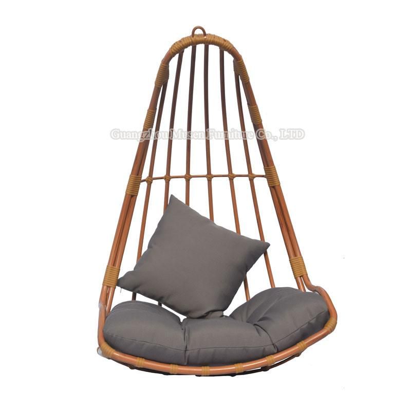 Egg Design Portable Indoor Rattan Patio Swing Chair