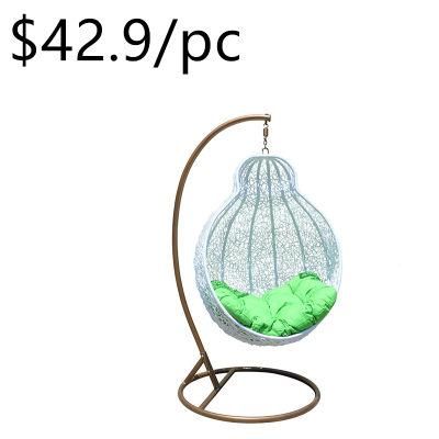 Customized Leisure Hanging Patio Garden Rattan Wedding Swing Chair