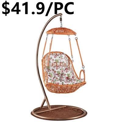 Drop Terrace Living Room Garden Hotel Cane Hanging Swing Chair