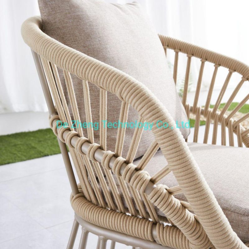 Luxury Wedding Party Outdoor Aliminum Chair Bar Stool Comfortable High Garden Restaurant Chair