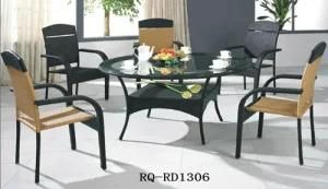 Outdoor Rattan Dining Table and Chair