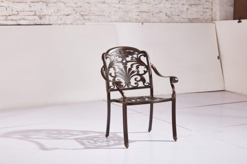 Outdoor Cast Aluminum Restaurant Dining Chair