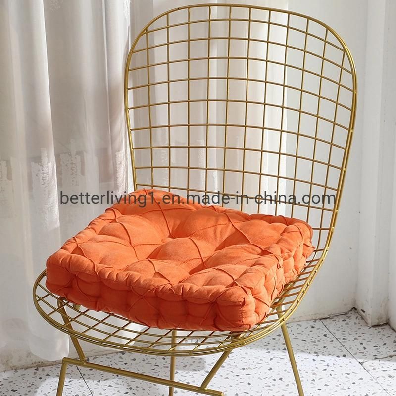 Home Decor Floor Cushions Square Cushion with Button