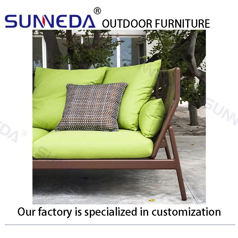 Italian Style Leisure Comfortable Fashion Cushion Luxury Modern Outdoor Sofa