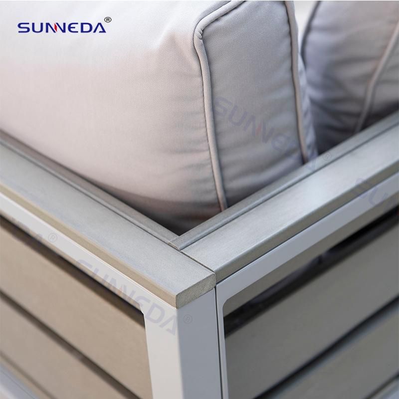 Aluminum Outdoor Sofa with Coffee Table Set Garden Furniture