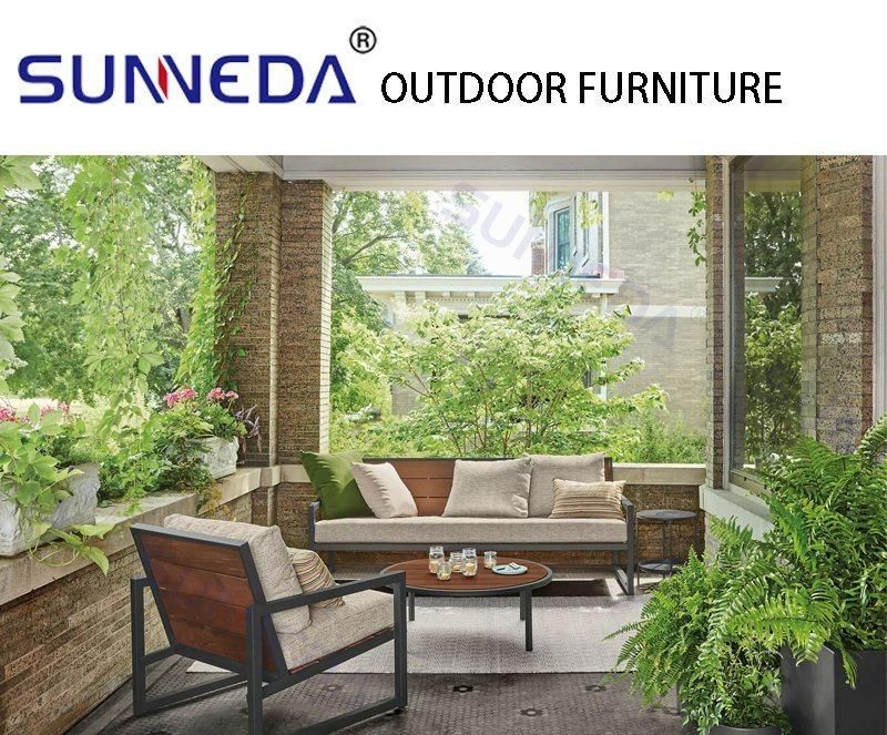 Luxury Modern Simple Style Chair Outdoor Garden Aluminum Sofa Sets