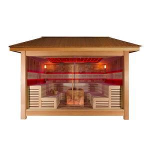 Mexda Outdoor Sauna Room Large Wooden Gazebo Ws-1400lt