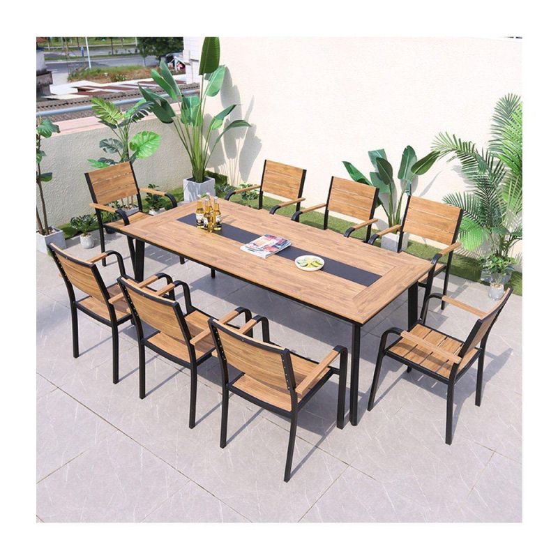 Hotel Modern Restaurant Outdoor Garden Furniture Patio Dining Table