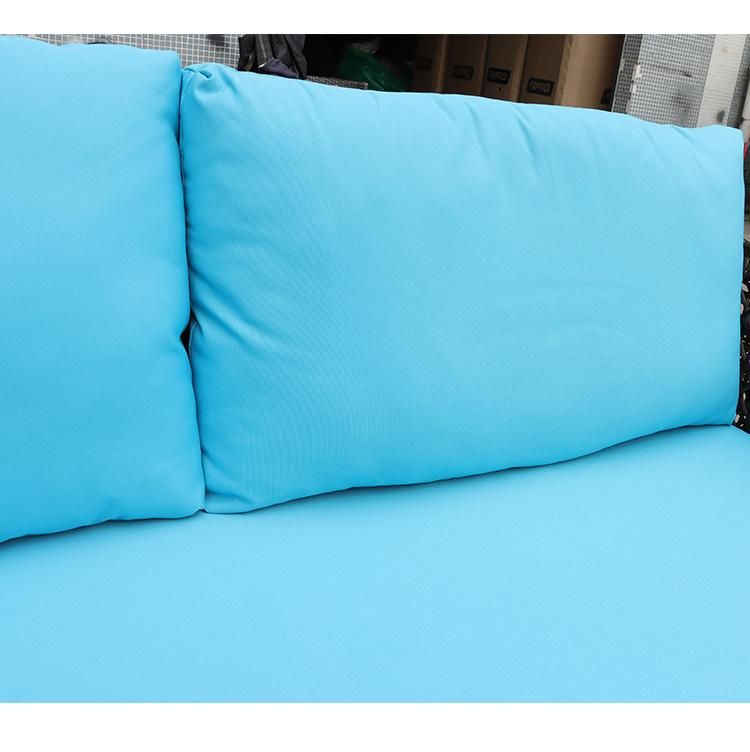 Providing Flexible Order Quantity Grey Corner Rattan Garden Furniture Sofa Set