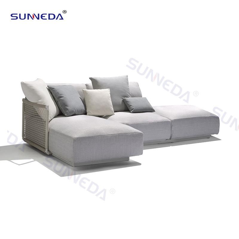 Outdoor Patio Sofa Aluminum Garden Furniture Sofa Sets