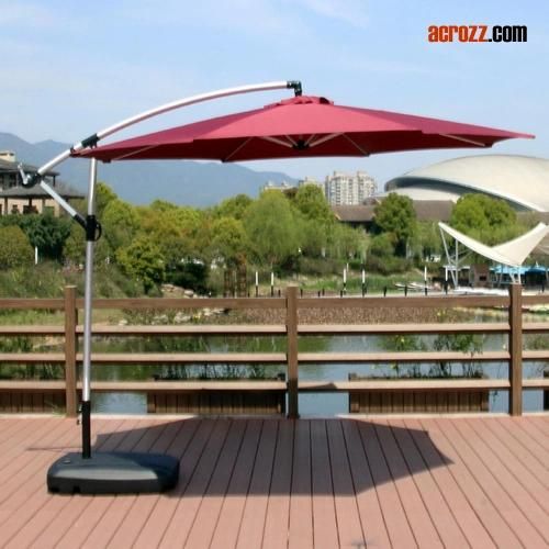 Factory Wholesale Outdoor Garden Aluminum Beach Parasol Sunshade Umbrella
