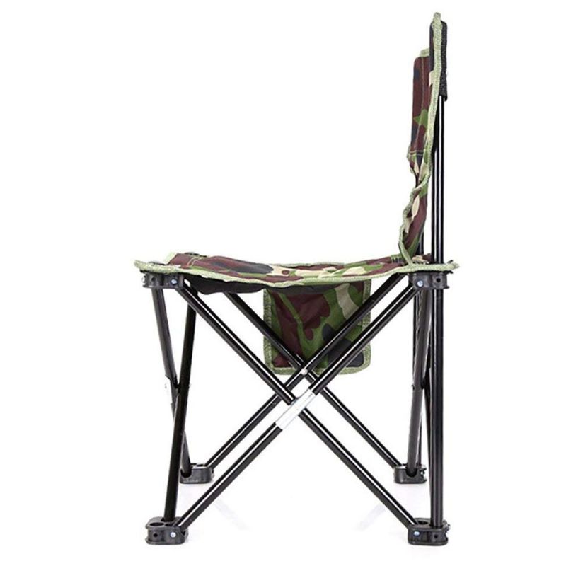 Mini Portable Camo Folding Stool, Camping Stool, Outdoor Folding Chair for BBQ, Fishing, Travel, Hiking, Garden, Beach