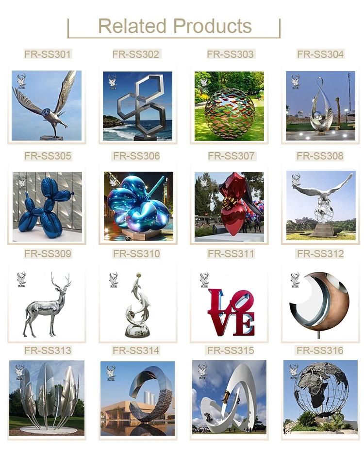 Wholesale Stainless Steel Sculpture Multiple Style Large Garden Art Decor