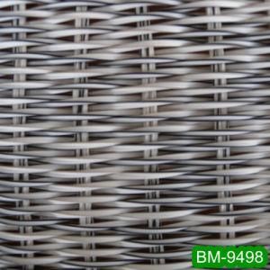 Durable Non Fading Twisted PE Plastic Wicker Raw Making Material for Outdoor Furniture