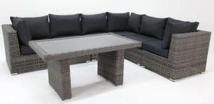 Garden Rattan Wicker Furniture Lounge Corner 7PCS Sofa Set