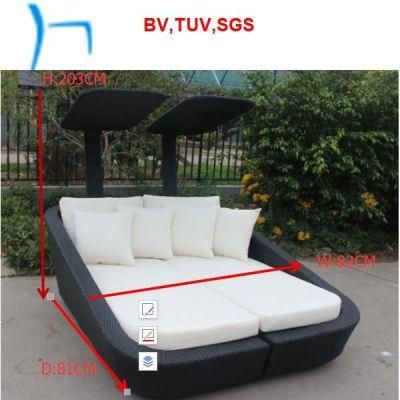 F- Family Outdoor Furniture Big Rattan Double Sunbed (CF1469H)