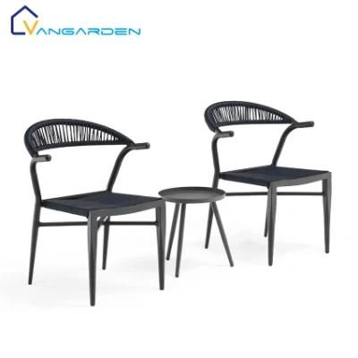 2+1 Small Table Rope Chairs Balcony Furniture Outdoor for Hotel