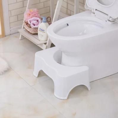 Toilet Stool Plastic Squatting Stool Fits All Toilets and Bathroom