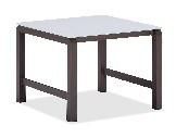 Outdoor End Table with Aluminium Frame