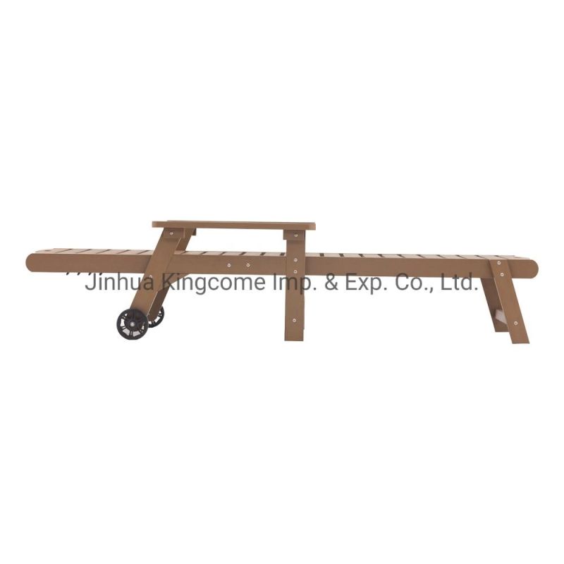 Outdoor Furniture Polystyrene Lounge with 4-Position Adjustment