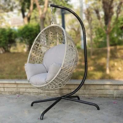 by Sea Rotary OEM Rattan Egg Swing Chair with Stand