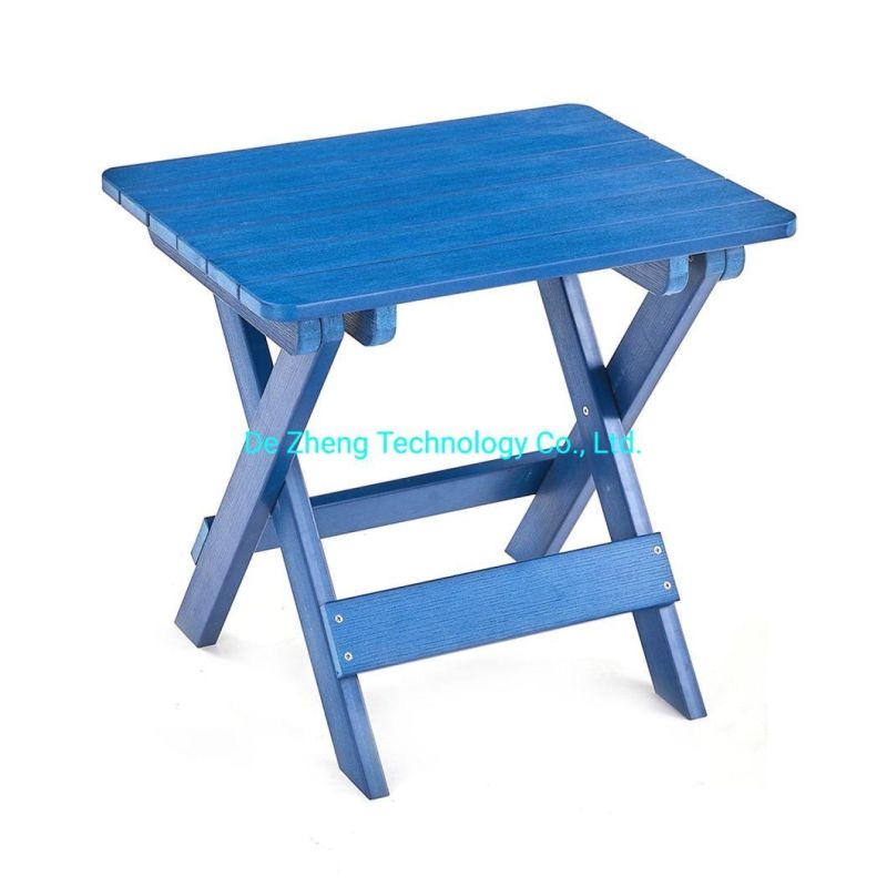 Multifunctional Design Foldable Camping Chair WPC Weather Resistance Outdoor Furniture Waterproof Garden Beach Stool