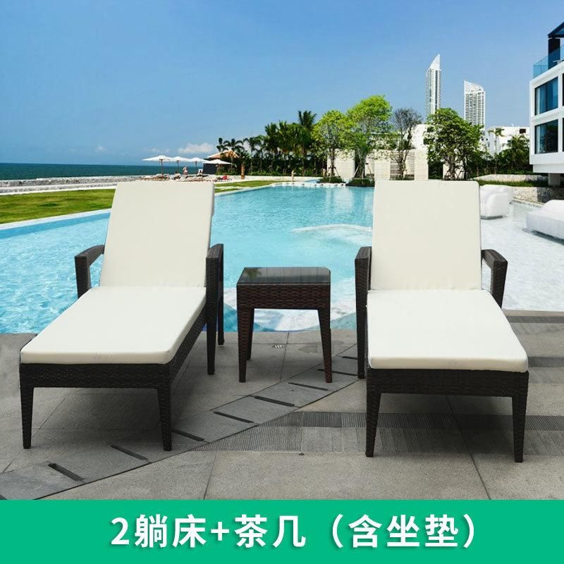 Modern Outdoor Chair Beach Chair Sun Textilene Kd Lounger