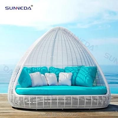Nordic Style Courtyard Villa Beach Pool Outdoor Chaise Lounge Daybed
