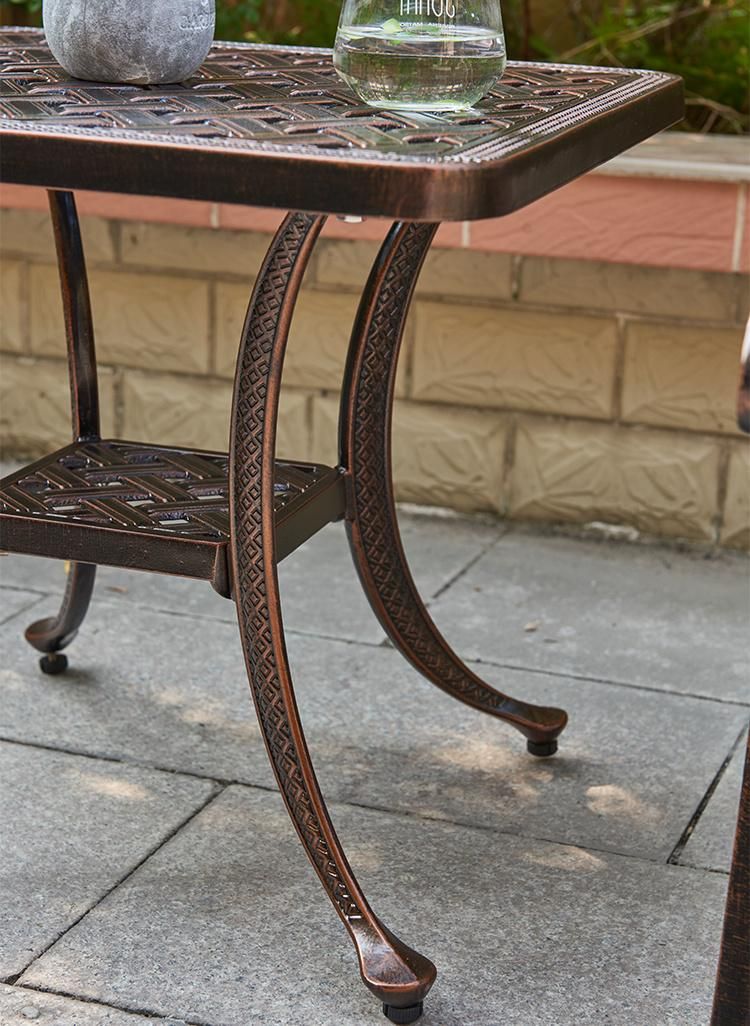 Metal Furniture Sets Outdoor Table Portable Dining Patio Furniture Set Table