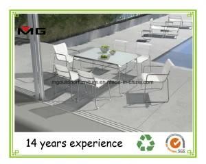 Hot Sale White Textilene Garden Chair Outdoor Patio Furniture