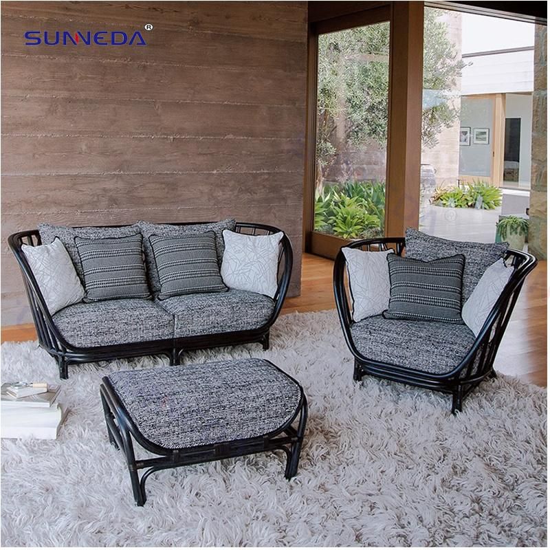 Italian Style Living Room Sofa Set with Durable Aluminum Frame