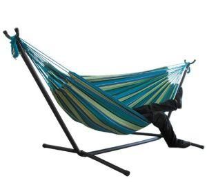 Cotton Hammock with Steel Stand