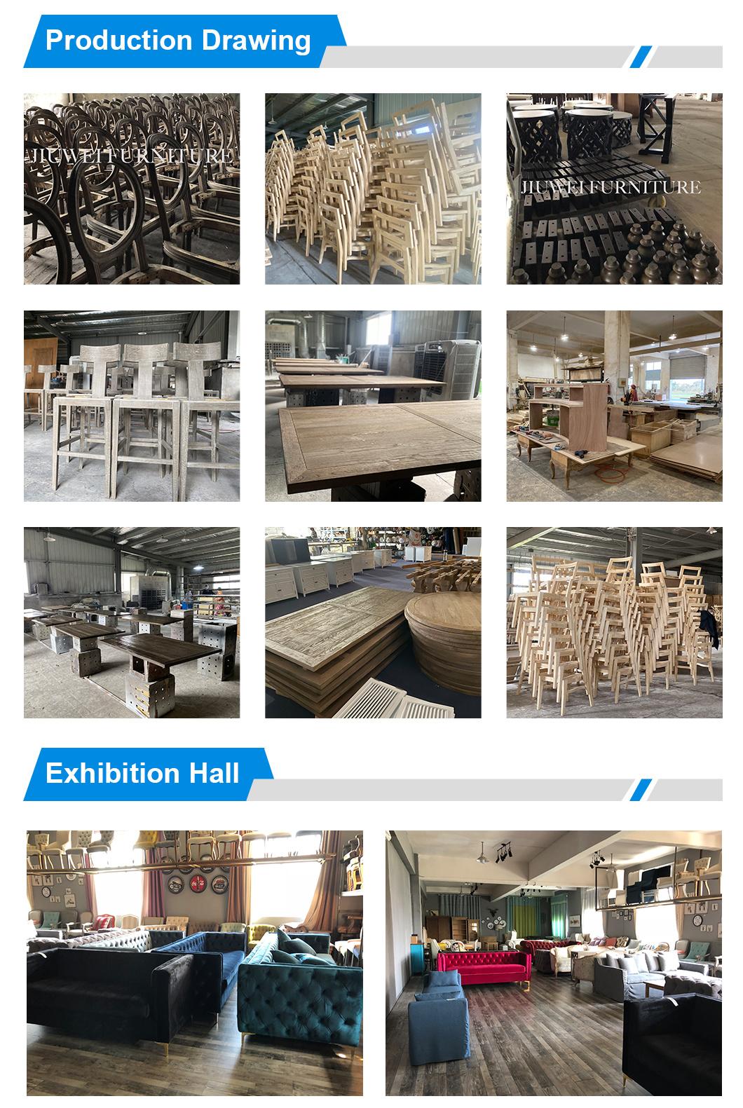 Modern Park Bar Stools Folding Hotel Furniture Outdoor Wooden Table in China