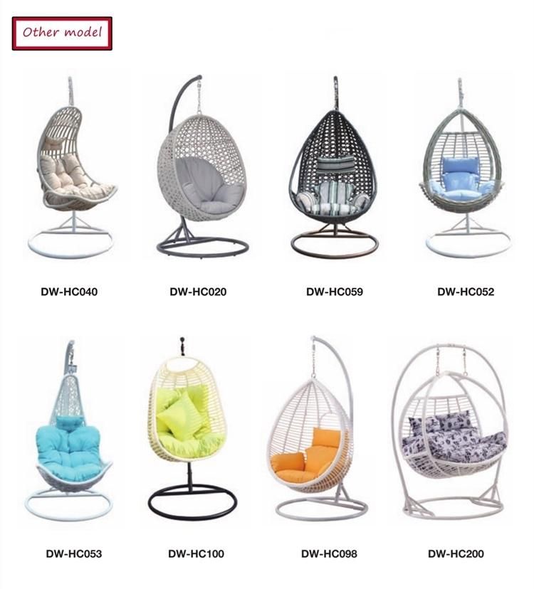 ODM 150kg Customized OEM Foshan Hanging with Stand Garden Outdoor Egg Shape Chair China Manufacturer