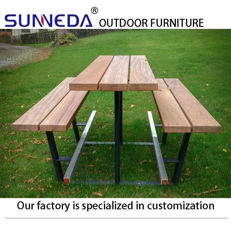 Project Custom Natural Wood Outdoor Garden Bench