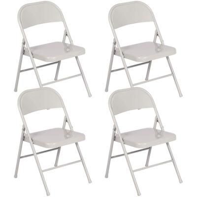 Stackable Metal Folding Chair for Wedding and Party