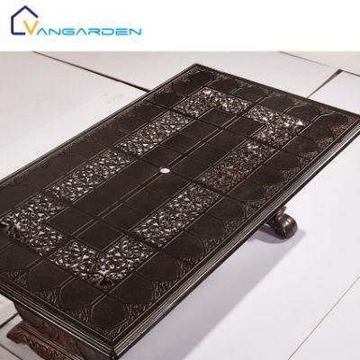 Bronze Color Dining Table Set Outdoor Patio Restaurant