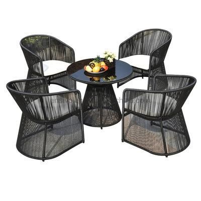 Outdoor Table and Chair Wicker Chair Balcony Outdoor Courtyard Garden Combination
