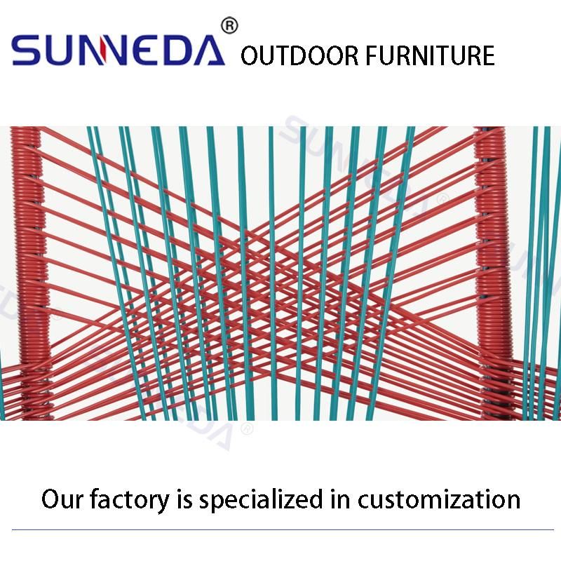 Creative Stylish Pool Side Leisure Casual Colorful Rattan Chair